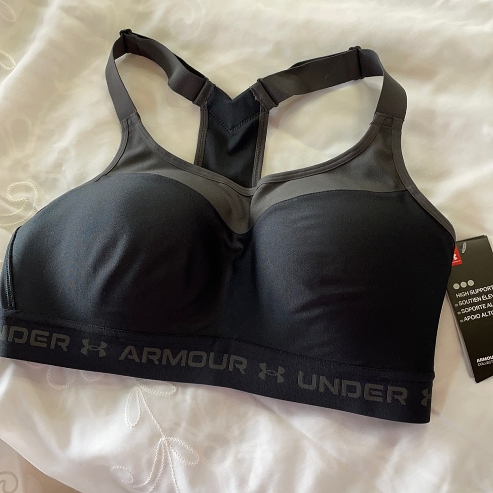 Under Armour adjustable racer-back bra - new with tags!